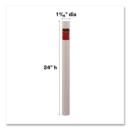 Scotch™ Mailing Tube, 24" Long, 2" Diameter, White (MMM7921)