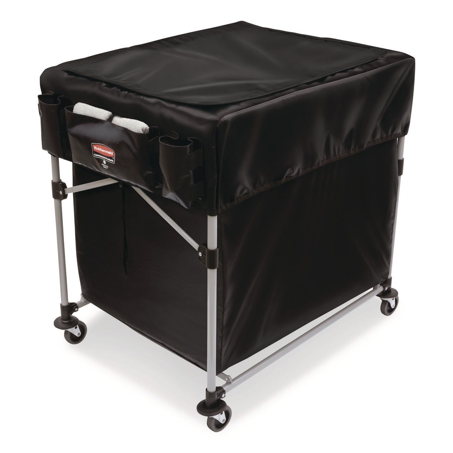Rubbermaid® Commercial Storage/Trash Compartment Cover, Cloth, Black (RCP1889864)