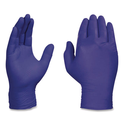 AMMEX® Professional Nitrile Exam Gloves, Powder-Free, Medium, 3 mil Thick, Indigo, 100/Box (AXCAINPF44100)