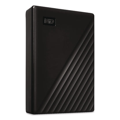 WD MY PASSPORT External Hard Drive, 4 TB, USB 3.2, Black (WDCBPKJ0040BBK)
