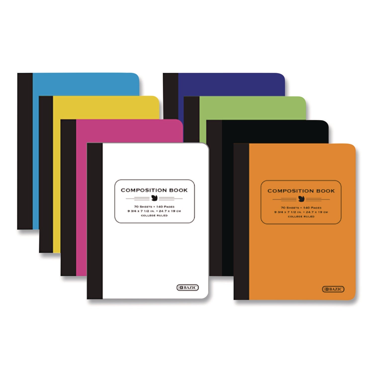 bazic-r-products-poly-cover-composition-books-medium-college-rule-randomly-assorted-cover-color-70-9-75-x-7-sheets-baz5089_1
