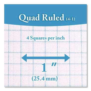 bazic-r-products-spiral-notebook-quadrille-rule-4-sq-in-randomly-assorted-cover-color-100-10-5-x-8-sheets-baz514_2