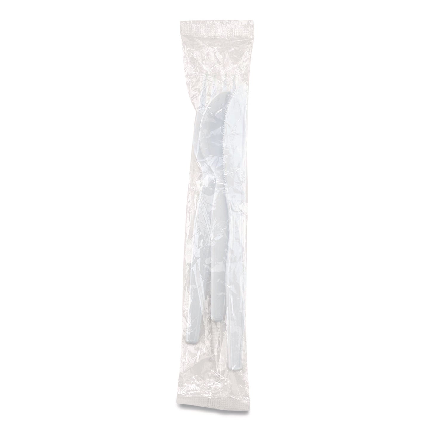 Dixie® Heavyweight Polystyrene Cutlery, Fork/Knife/Teaspoon, Plastic, White, 250/Carton (DXECH26C7)