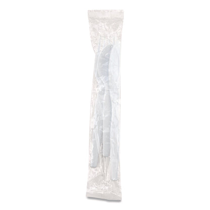 Dixie® Heavyweight Polystyrene Cutlery, Fork/Knife/Teaspoon, Plastic, White, 250/Carton (DXECH26C7)