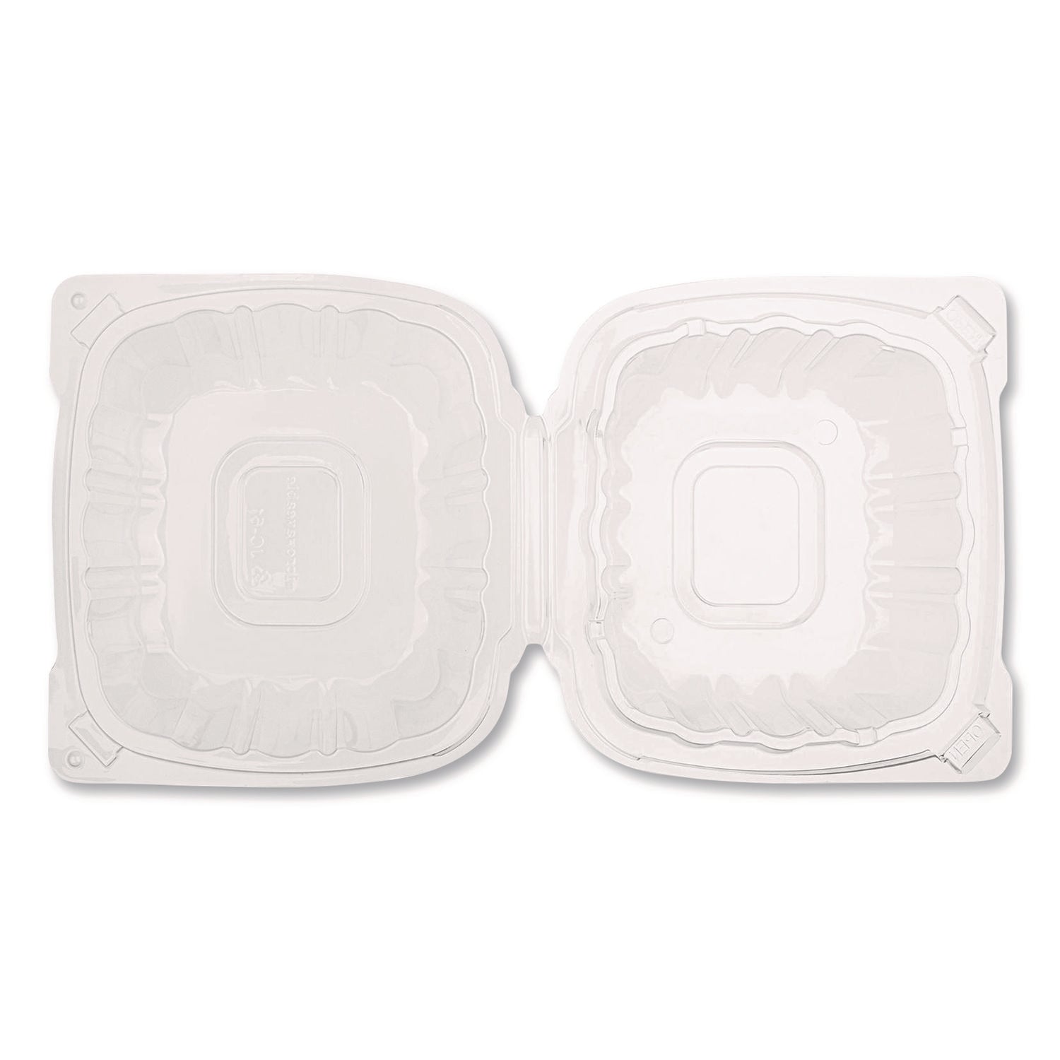 karat-r-polypropylene-plastic-hinged-container-6-x-6-x-3-3-clear-plastic-50-pack-6-packs-carton-krtfphc66pp1c_5