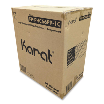 karat-r-polypropylene-plastic-hinged-container-6-x-6-x-3-black-clear-plastic-50-pack-6-packs-carton-krtfpphc66pp1c_1