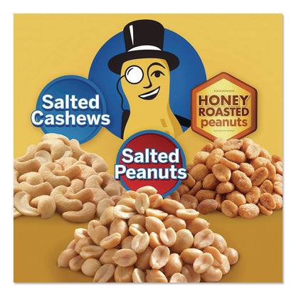 Planters® Salted Nuts Variety Pack, Assorted Flavors, 1.5 oz/1.75 oz Packs, 24/Carton (PTN884624)