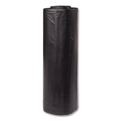 Inteplast Group Low-Density Commercial Can Liners, 60 gal, 1.15 mil, 38 x 58, Black, Interleaved Roll, 25 Bags/Roll, 4 Rolls/Carton (IBSSLW3858SPK)