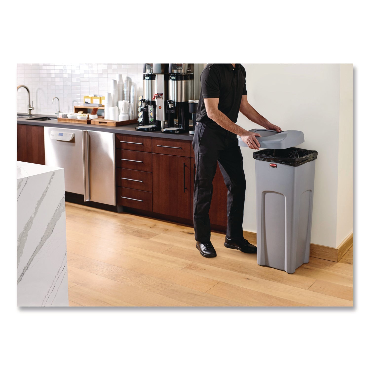 rubbermaid-r-commercial-universal-square-trash-can-with-swing-lid-23-gal-plastic-gray-rcp2143862_2