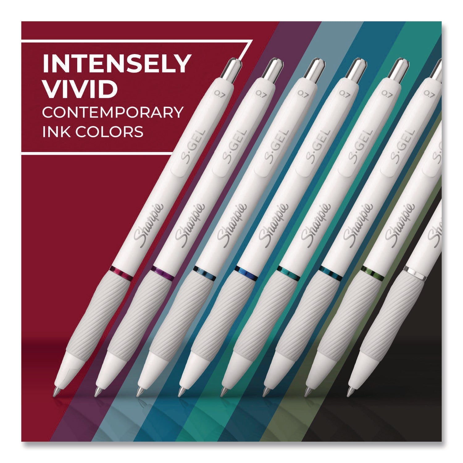 sharpie-r-s-gel-s-gel-fashion-barrel-gel-pen-retractable-medium-0-7-mm-assorted-ink-white-barrel-8-pack-san2208551_4