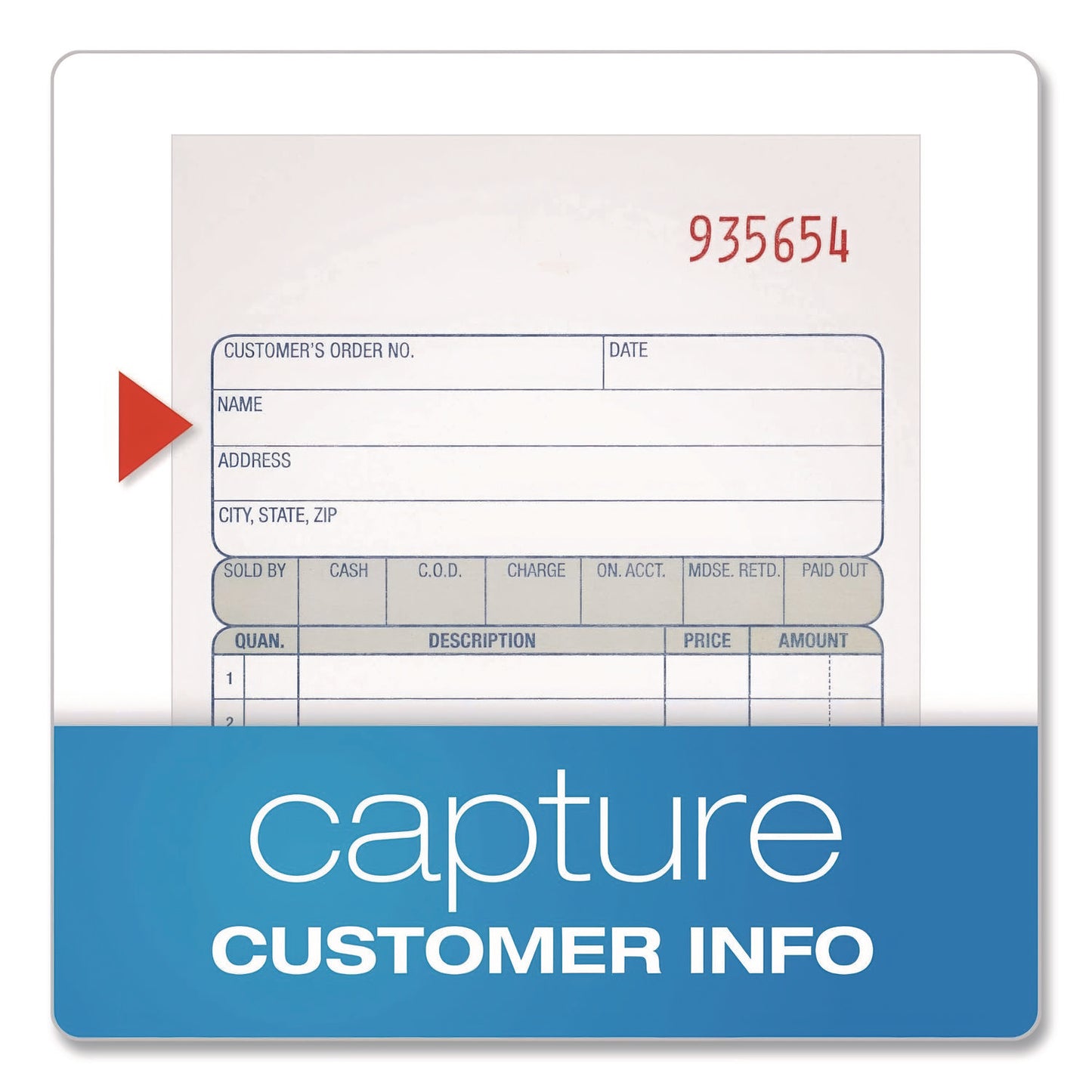 Adams® Multipart Sales Order Pad, Two-Part Carbonless, 4.19 x 6.69, 50 Forms/Pad, 3 Pads/Pack (ABFDC47053PK)