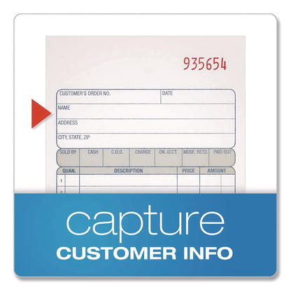Adams® Multipart Sales Order Pad, Two-Part Carbonless, 4.19 x 6.69, 50 Forms/Pad, 3 Pads/Pack (ABFDC47053PK)