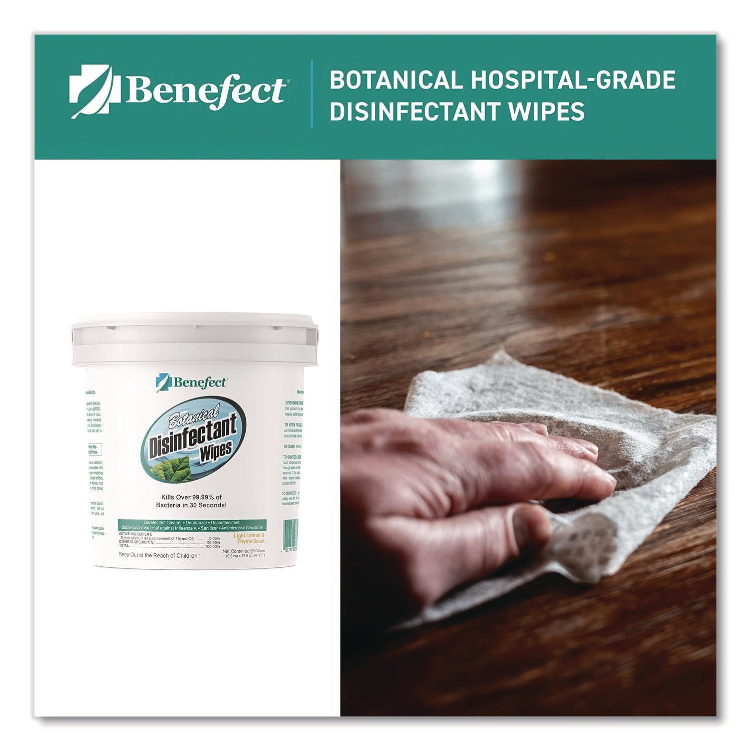 benefect-r-botanical-disinfectant-wipes-6-x-7-light-lemon-and-thyme-250-bucket-bef20376_2