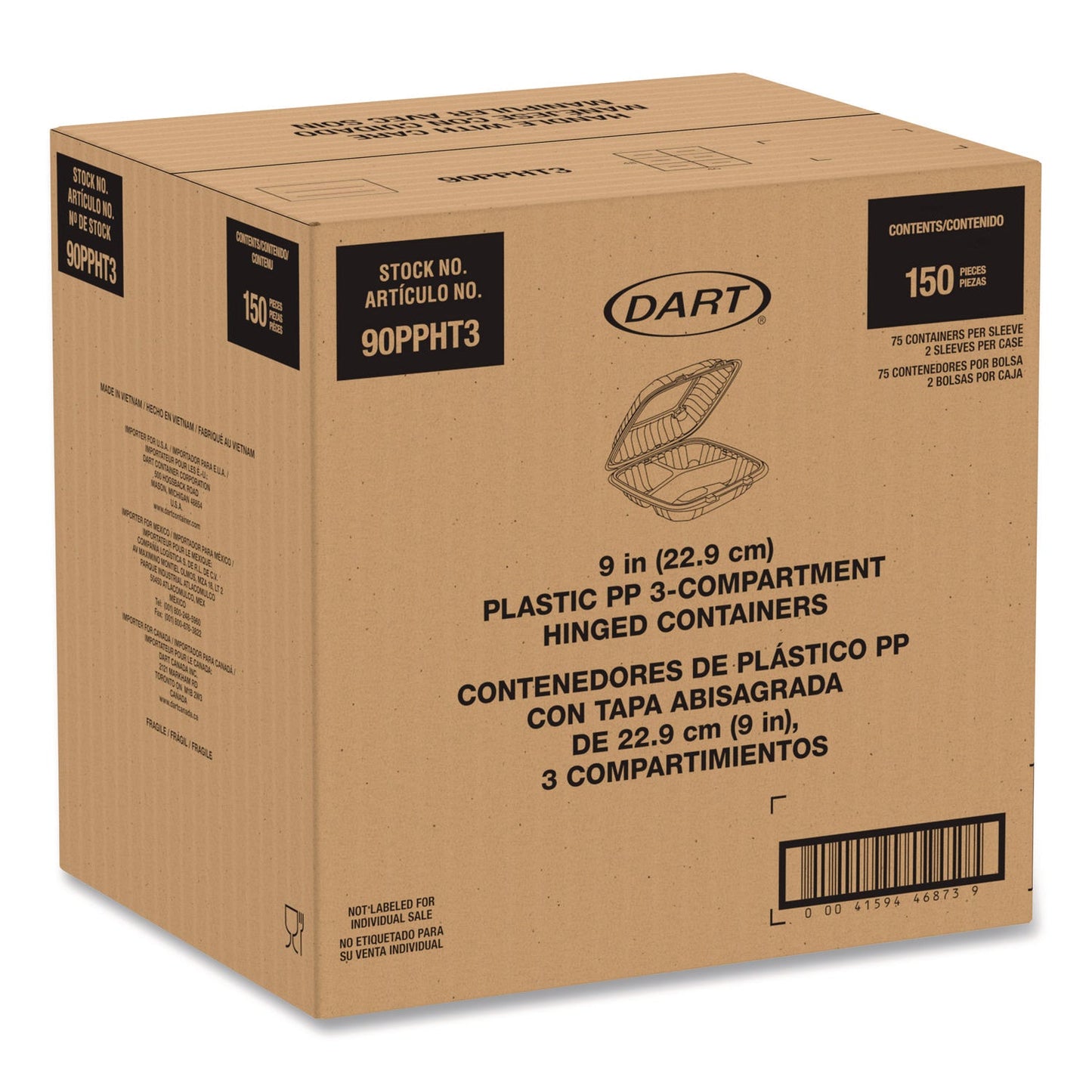 dart-r-microwaveable-hinged-containers-3-compartments-9-x-8-75-x-3-clear-plastic-150-carton-dcc90ppht3_2