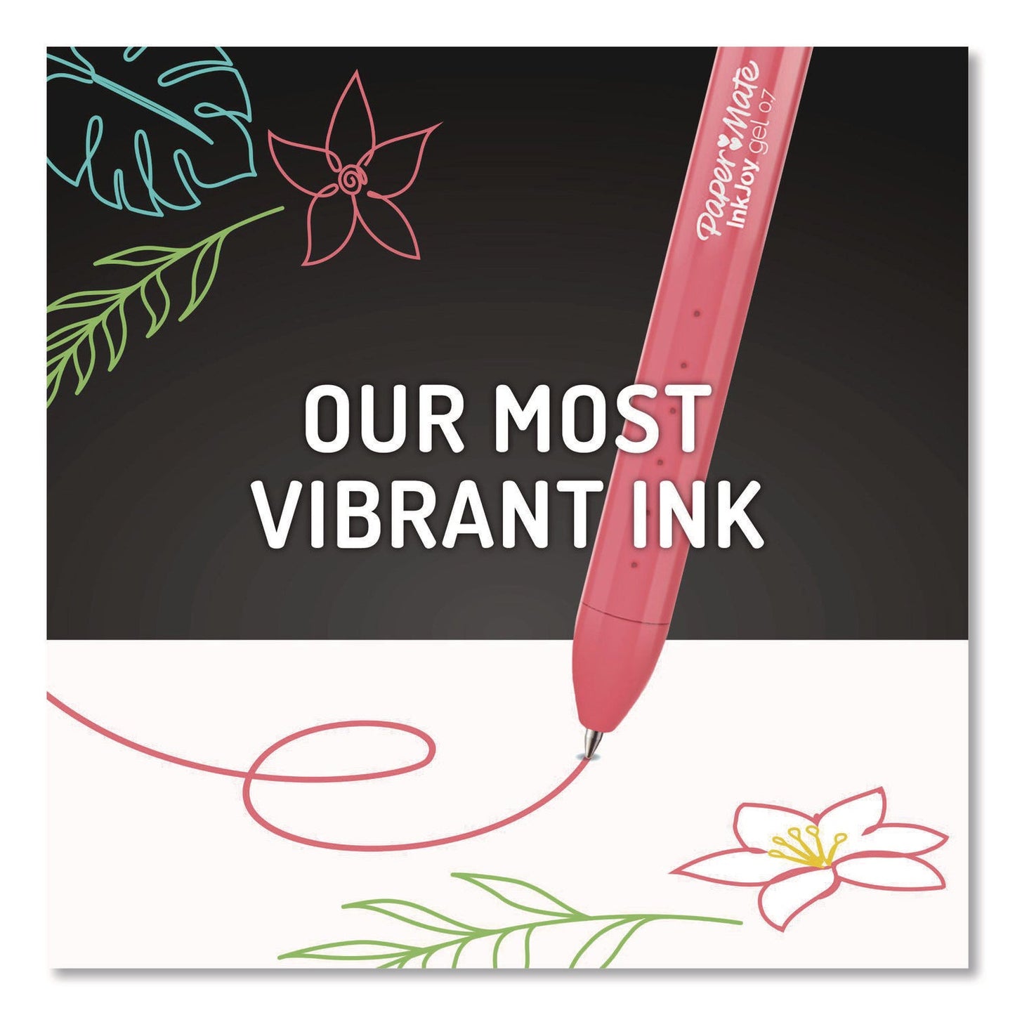 paper-mate-r-inkjoy-gel-bright-gel-pen-retractable-medium-0-7-mm-assorted-ink-assorted-barrel-10-pack-san2173764_2