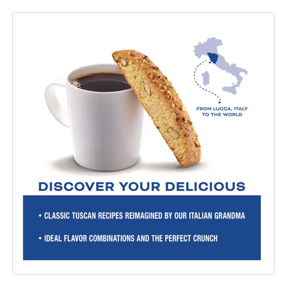 Nonni's® Biscotti, Classic Almond, 0.69 oz Individually Wrapped, 25/Pack (NONNSD197721)