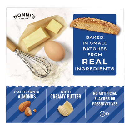 Nonni's® Biscotti, Classic Almond, 0.69 oz Individually Wrapped, 25/Pack (NONNSD197721)