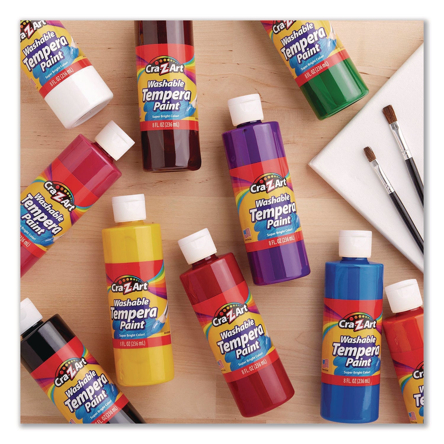cra-z-art-r-washable-tempera-paint-10-assorted-colors-8-oz-bottle-10-pack-cza01610_2