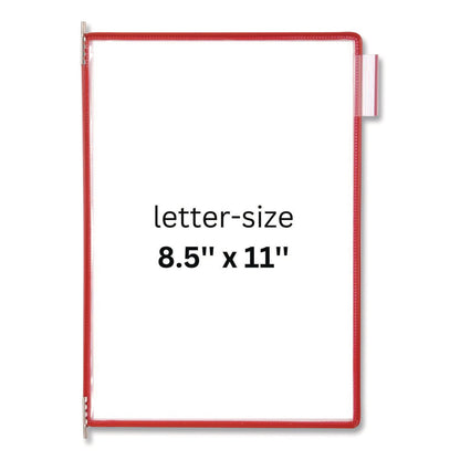 djois-r-by-tarifold-pivoting-pockets-1-section-red-10-pack-tfip030_3