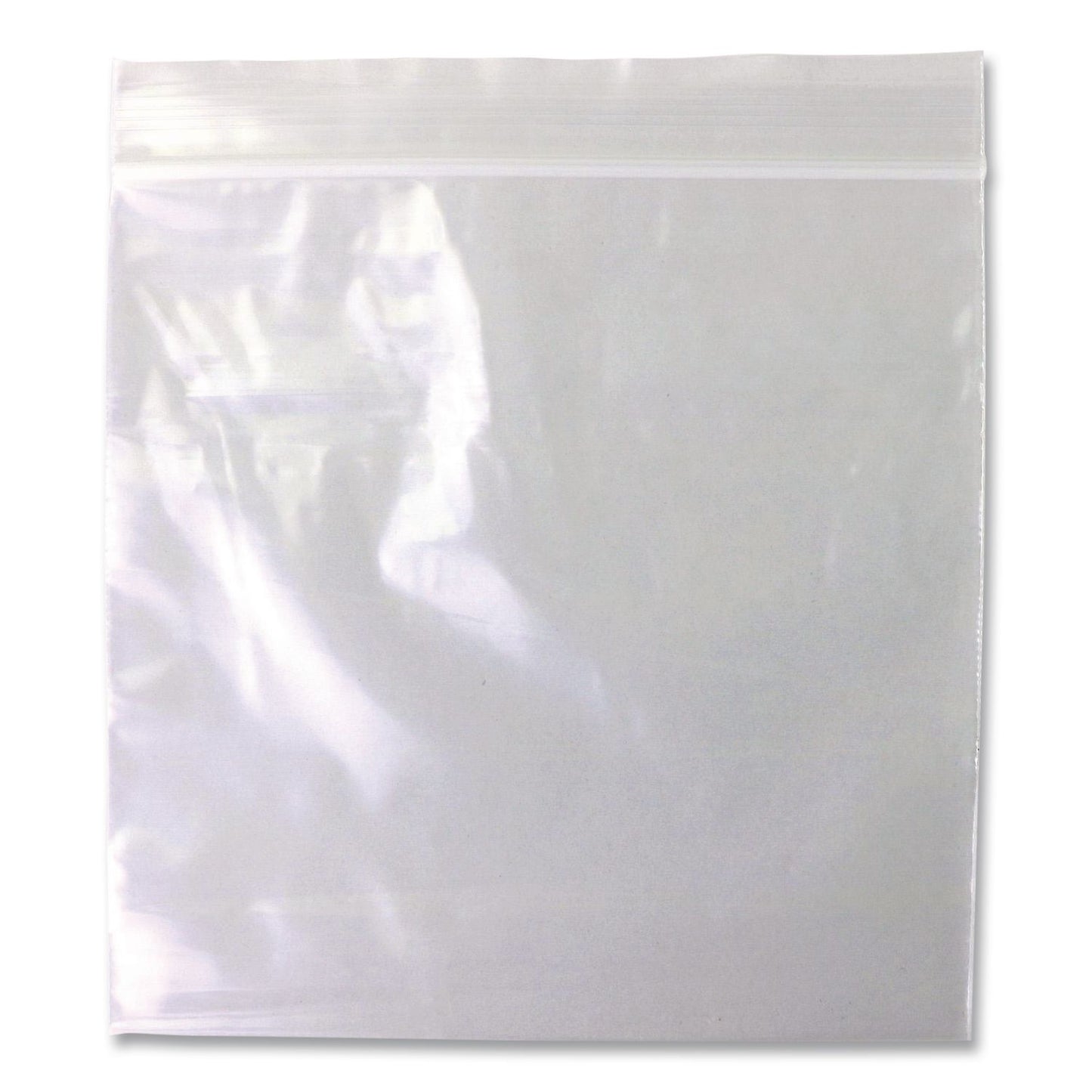 Fantapak Reloc Zippit Plastic Zipper Bags, 6" x 6", Clear, 1,000/Box (MGPMGZ2P0606)
