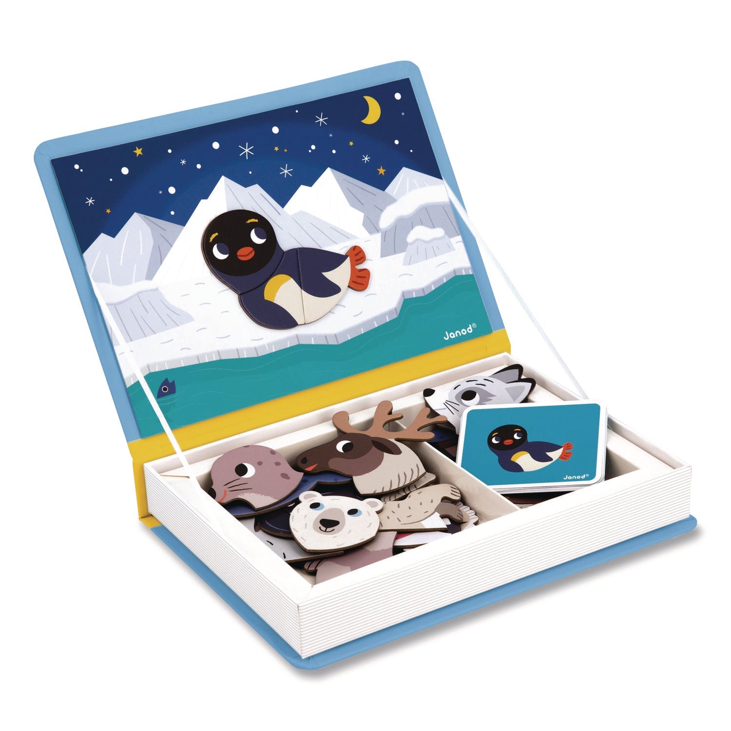 janod-r-magnetibooks-polar-animals-40-pieces-10-cards-30-magnetic-shapes-ages-3-to-8-juyj02599_2