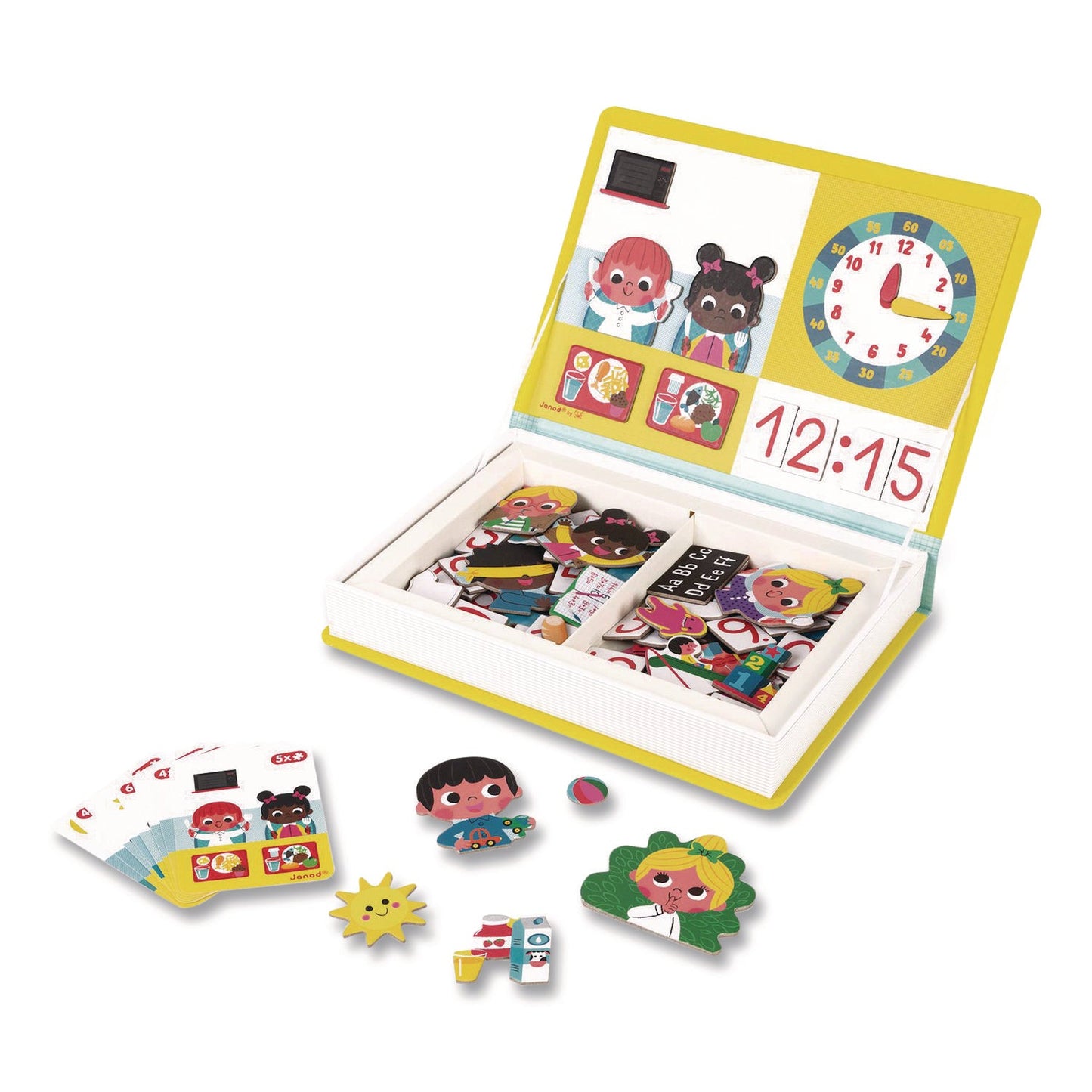 janod-r-magnetibooks-learn-to-tell-the-time-91-pieces-16-cards-75-magnetic-shapes-ages-3-to-8-juyj02724_2
