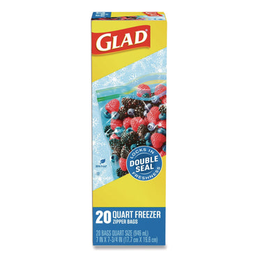 glad-r-zipper-food-storage-plastic-bags-freezer-bags-quart-size-7-75-x-8-44-clear-20-bags-box-12-boxes-carton-clo57035_2