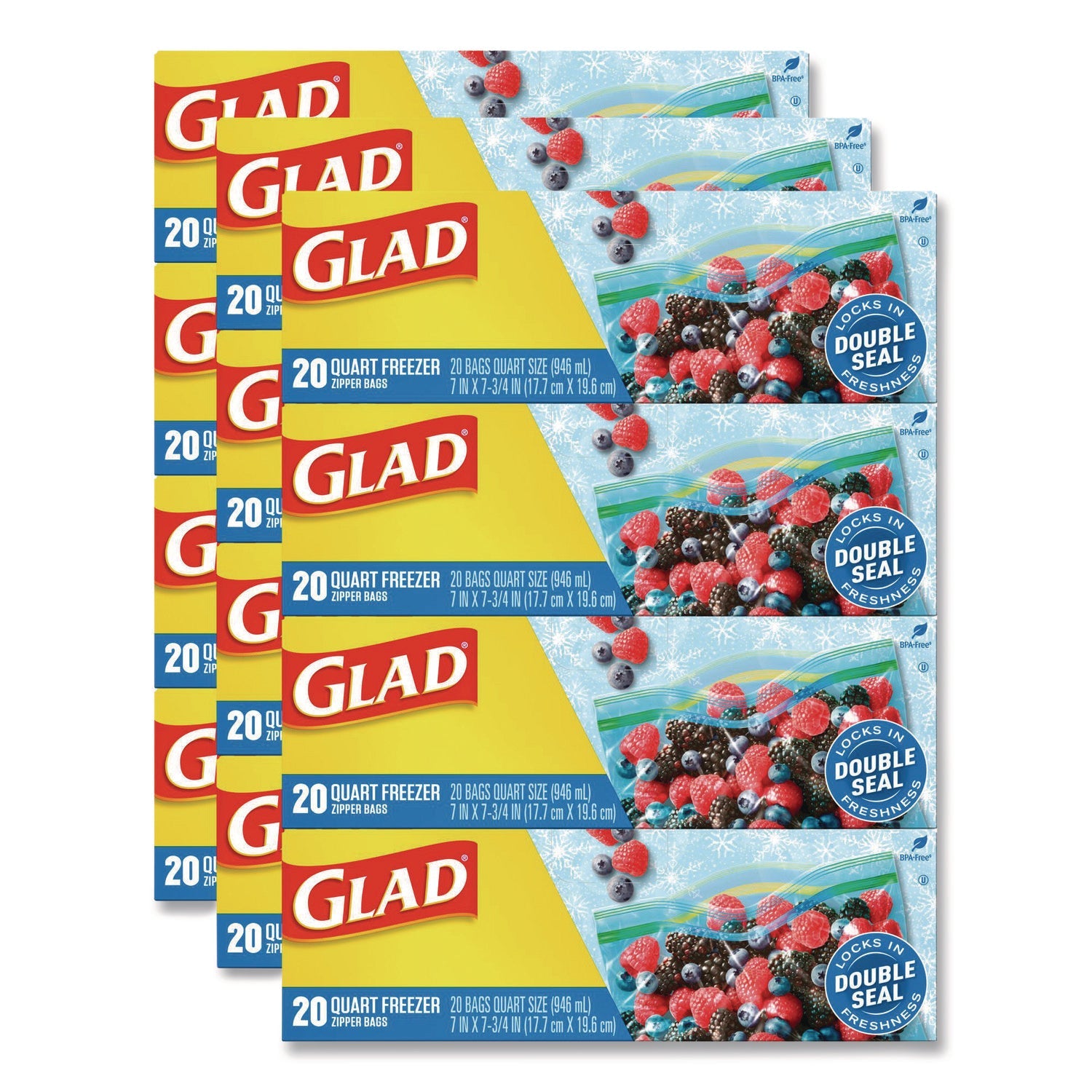 glad-r-zipper-food-storage-plastic-bags-freezer-bags-quart-size-7-75-x-8-44-clear-20-bags-box-12-boxes-carton-clo57035_1