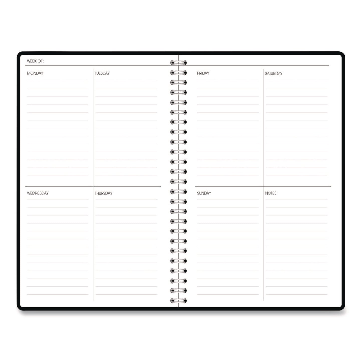 House of Doolittle™ Recycled Non-Dated Monthly/Weekly Planner, Mushrooms, Multicolor Cover, Undated (HOD212140)