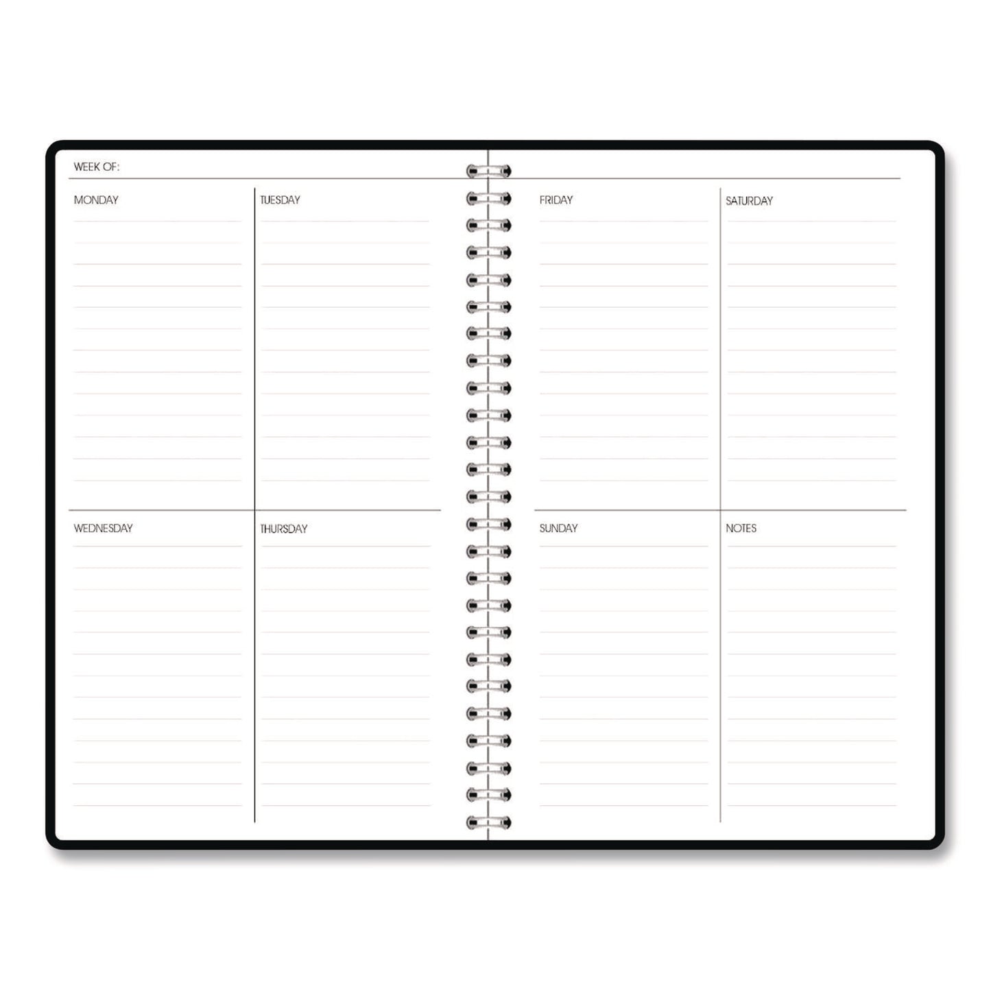 House of Doolittle™ Recycled Non-Dated Monthly/Weekly Planner, 70's Stripes, Multicolor Cover, Undated (HOD212142)
