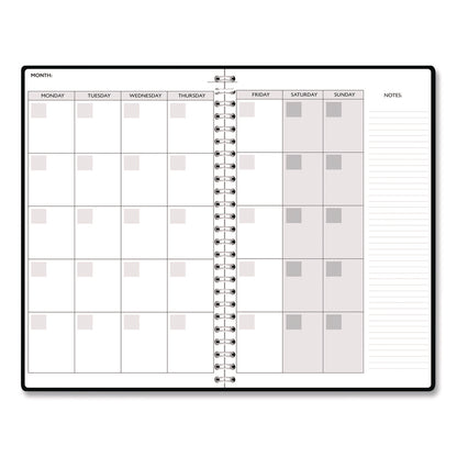 House of Doolittle™ Recycled Non-Dated Monthly/Weekly Planner, Crystals, Blue/Pink/White Cover, Undated (HOD212143)