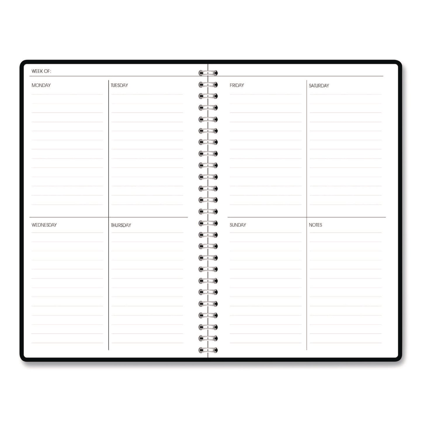 House of Doolittle™ Recycled Non-Dated Monthly/Weekly Planner, Celestial, Blue/Gold Cover, Undated (HOD212144)