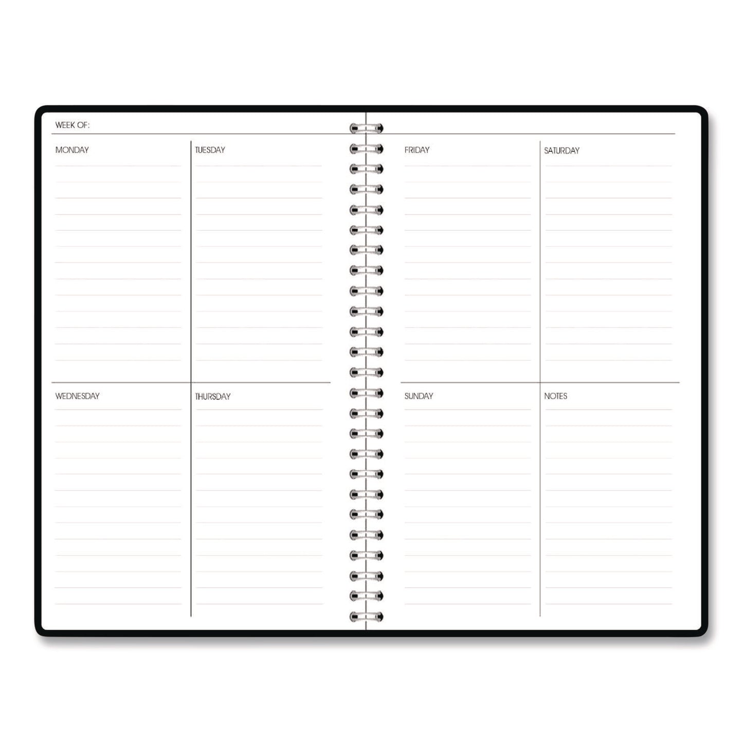 House of Doolittle™ Recycled Non-Dated Monthly/Weekly Planner, Wild and Free, Multicolor Cover, Undated (HOD212146)