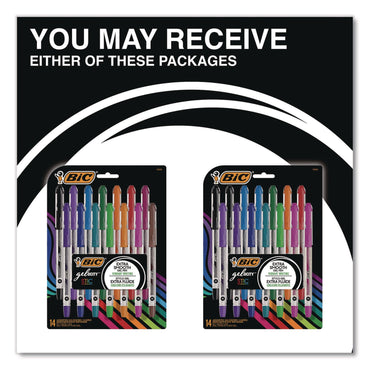 bic-r-gel-ocity-stic-gel-pen-stick-medium-0-7-mm-randomly-selected-ink-and-barrel-color-assortment-14-pack-bicrgsmp14ast_2