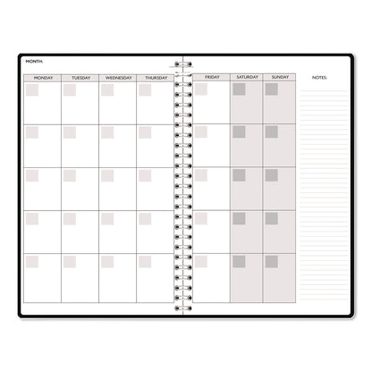 House of Doolittle™ Recycled Non-Dated Monthly/Weekly Planner, Gold and Smoke, Multicolor Cover, Undated (HOD212148)