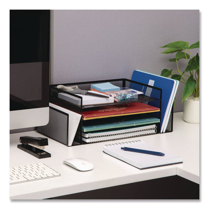 mind-reader-metal-mesh-desktop-organizer-letter-tray-6-sections-letter-size-9-15-x-16-75-x-6-black-ems4tside2blk_2
