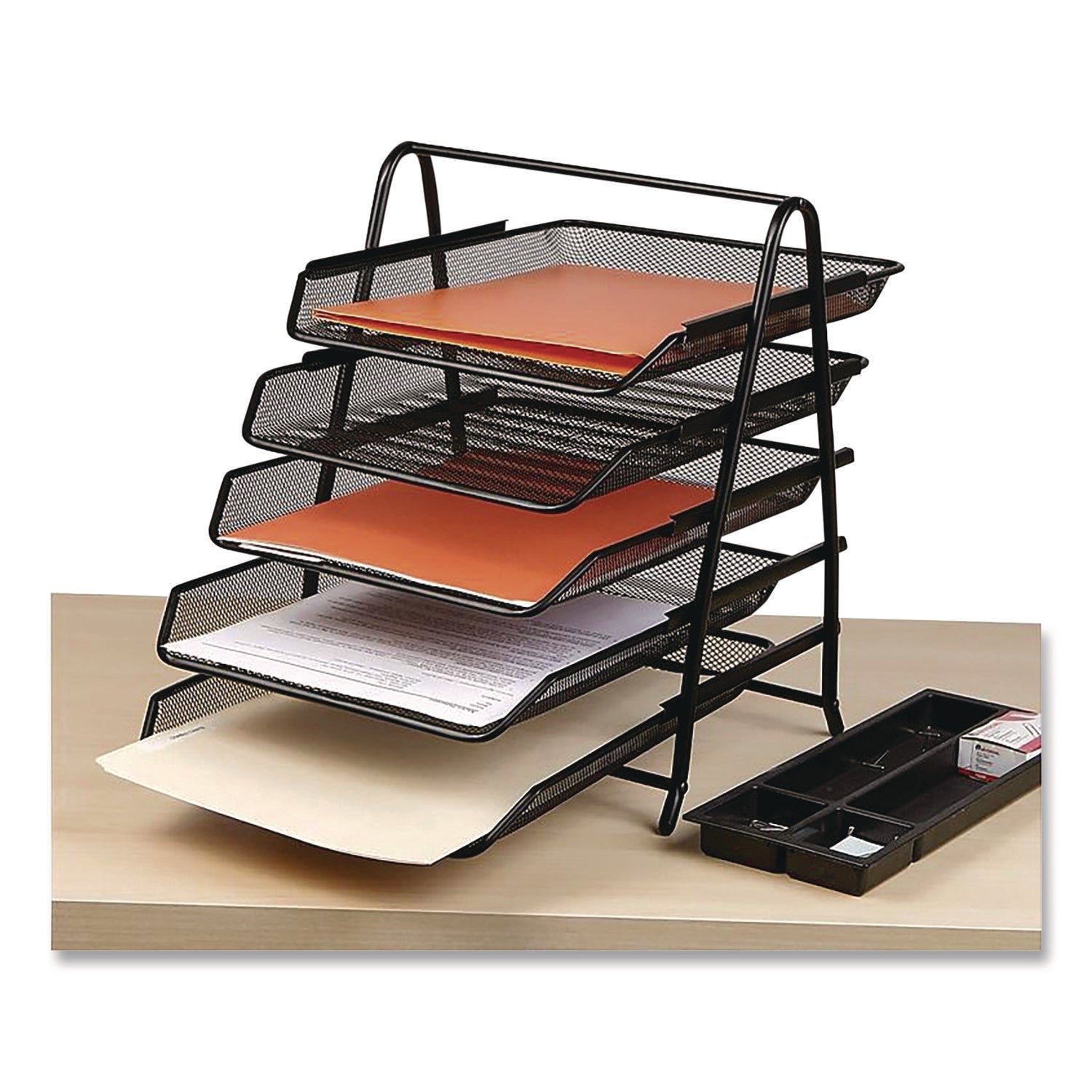 mind-reader-metal-mesh-desk-tray-organizer-5-tier-letter-size-14-x-11-75-x-14-5-black-ems5tpaperblk_4