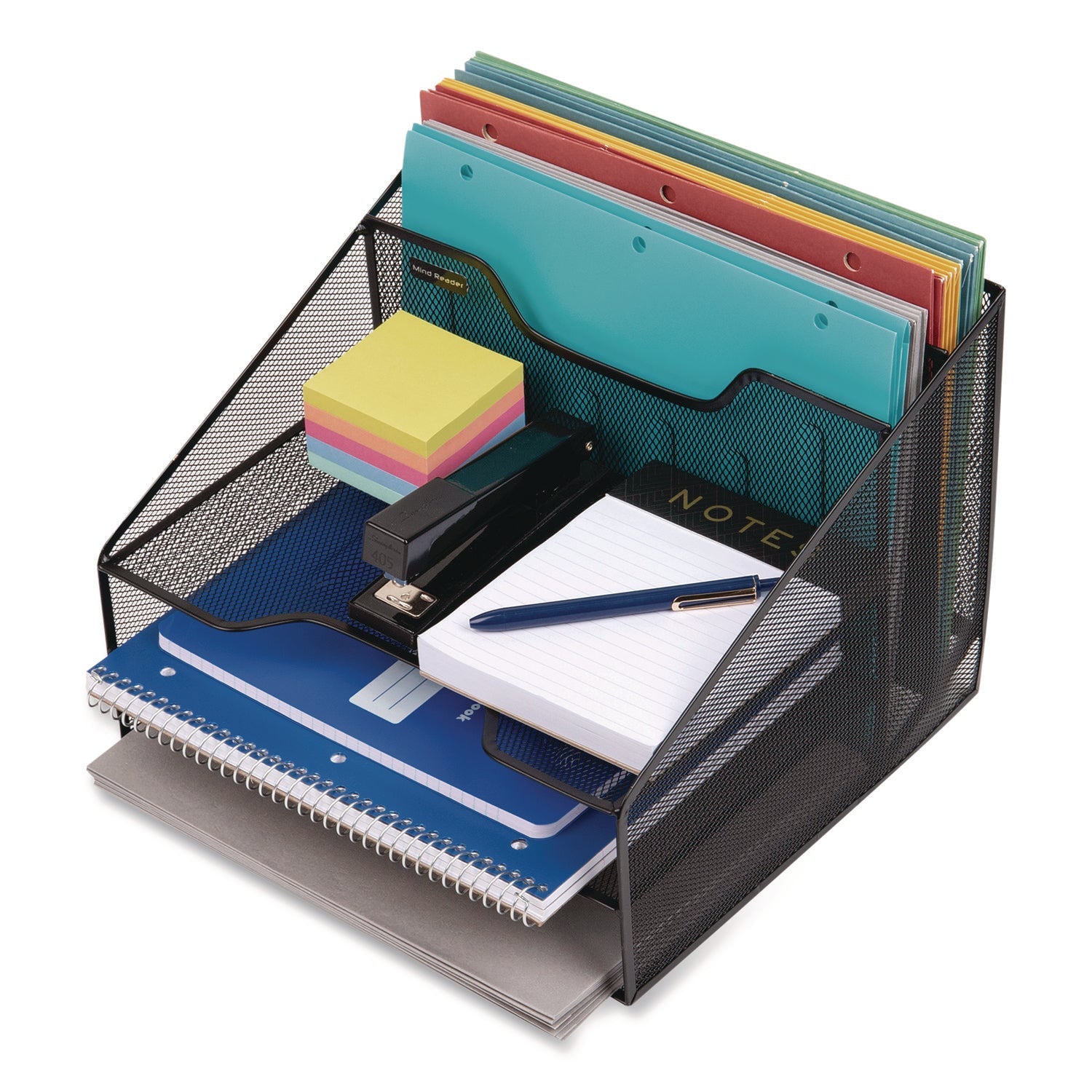 mind-reader-metal-mesh-vertical-file-holder-paper-tray-desktop-organizer-2-tier-5-compartment-letter-size-11-25-x-12-5-x-9-5-black-emsmeshbox5blk_6