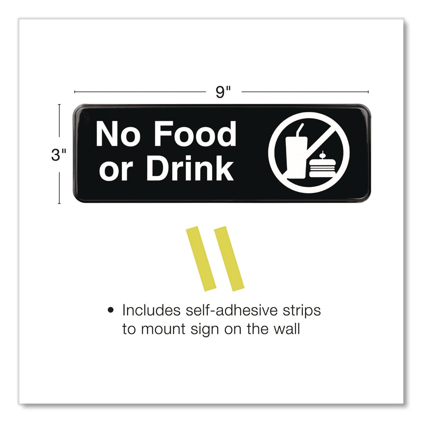 excello-global-products®-no-food-or-drink-wall-sign-9-x-3-black-face-white-graphics-3-pack-exoegphd0267s_2