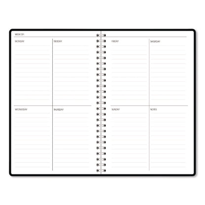 House of Doolittle™ Recycled Non-Dated Monthly/Weekly Planner, Cherry Blossoms, Black/White Cover, Undated (HOD212152)