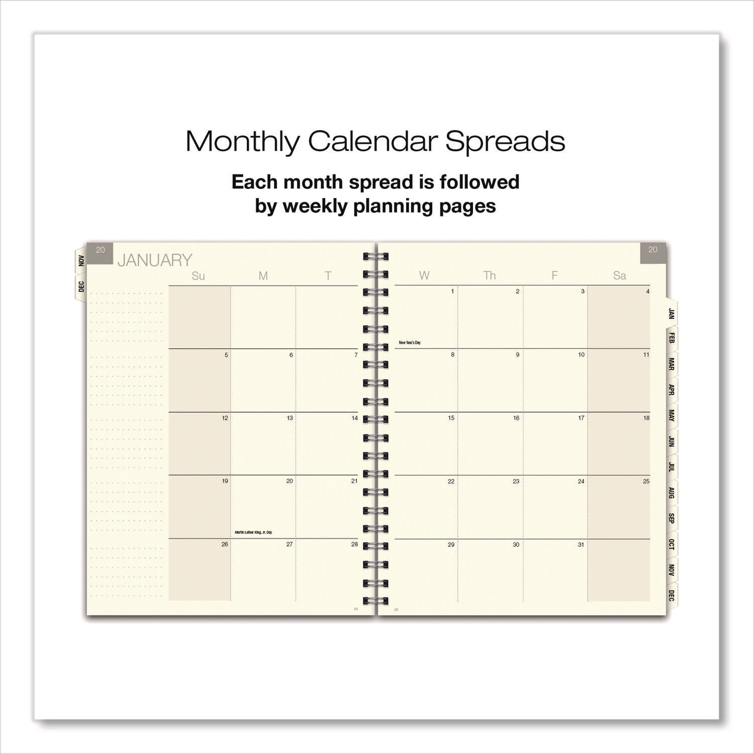global-printed-products-pick-your-own-cover-weekly-monthly-planner-assorted-cover-themes-colors-11-x-8-5-14-month-nov-2024-to-dec-2025-gpuspls258511f_2