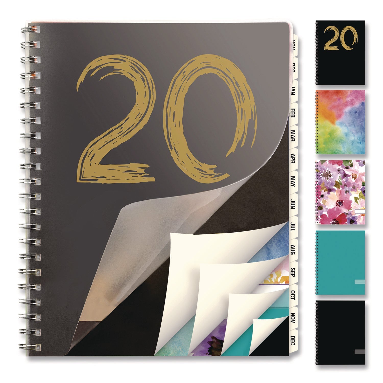 global-printed-products-pick-your-own-cover-weekly-monthly-planner-assorted-cover-themes-colors-11-x-8-5-14-month-nov-2024-to-dec-2025-gpuspls258511f_4