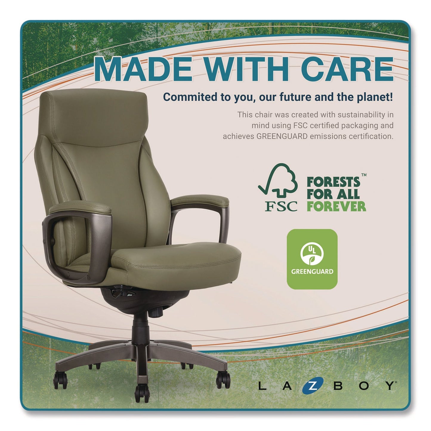 la-z-boy®-arcadian-bonded-leather-executive-chair-supports-up-to-275-lb-19-x-22-seat-height-olive-back-seat-gray-black-base-lzb60008olv_8