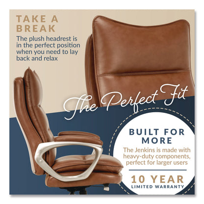 la-z-boy®-jenkins-executive-big-and-tall-chair-supports-up-to-400-lb-20-to-23-seat-height-brown-seat-back-silver-black-base-lzb60075cam_5