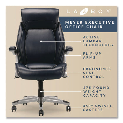 la-z-boy®-meyer-bonded-leather-executive-chair-supports-up-to-275-lb-19-x-22-75-navy-seat-navy-back-silver-base-lzb60082nvycc_4