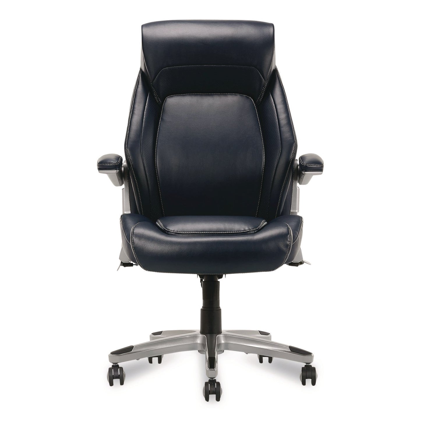 la-z-boy®-meyer-bonded-leather-executive-chair-supports-up-to-275-lb-19-x-22-75-navy-seat-navy-back-silver-base-lzb60082nvycc_1