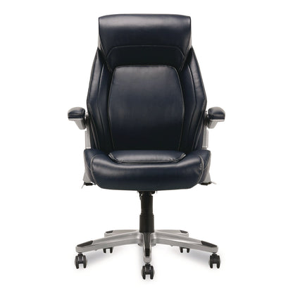 la-z-boy®-meyer-bonded-leather-executive-chair-supports-up-to-275-lb-19-x-22-75-navy-seat-navy-back-silver-base-lzb60082nvycc_1