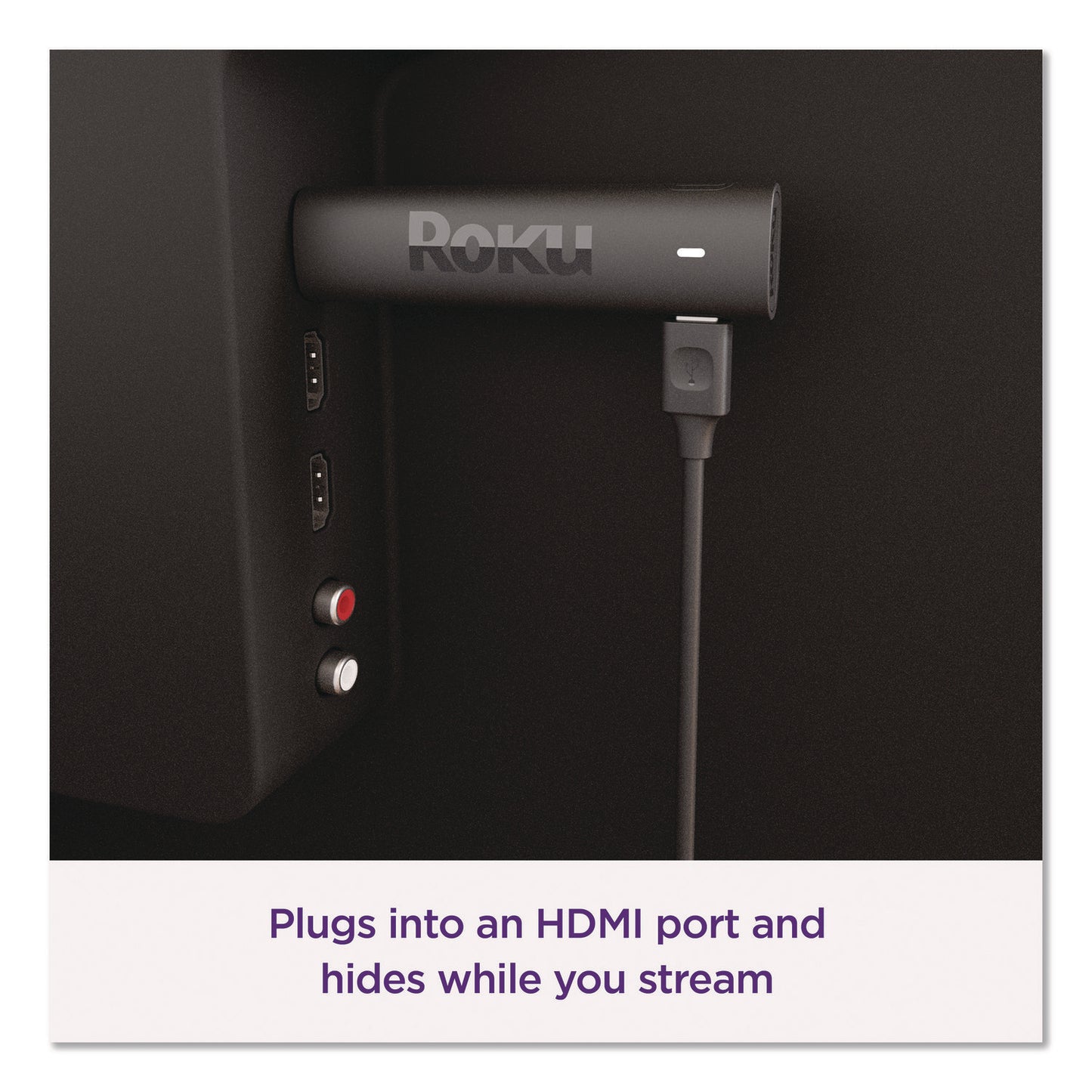 Roku Streaming Stick, Black (ROH3820R2)