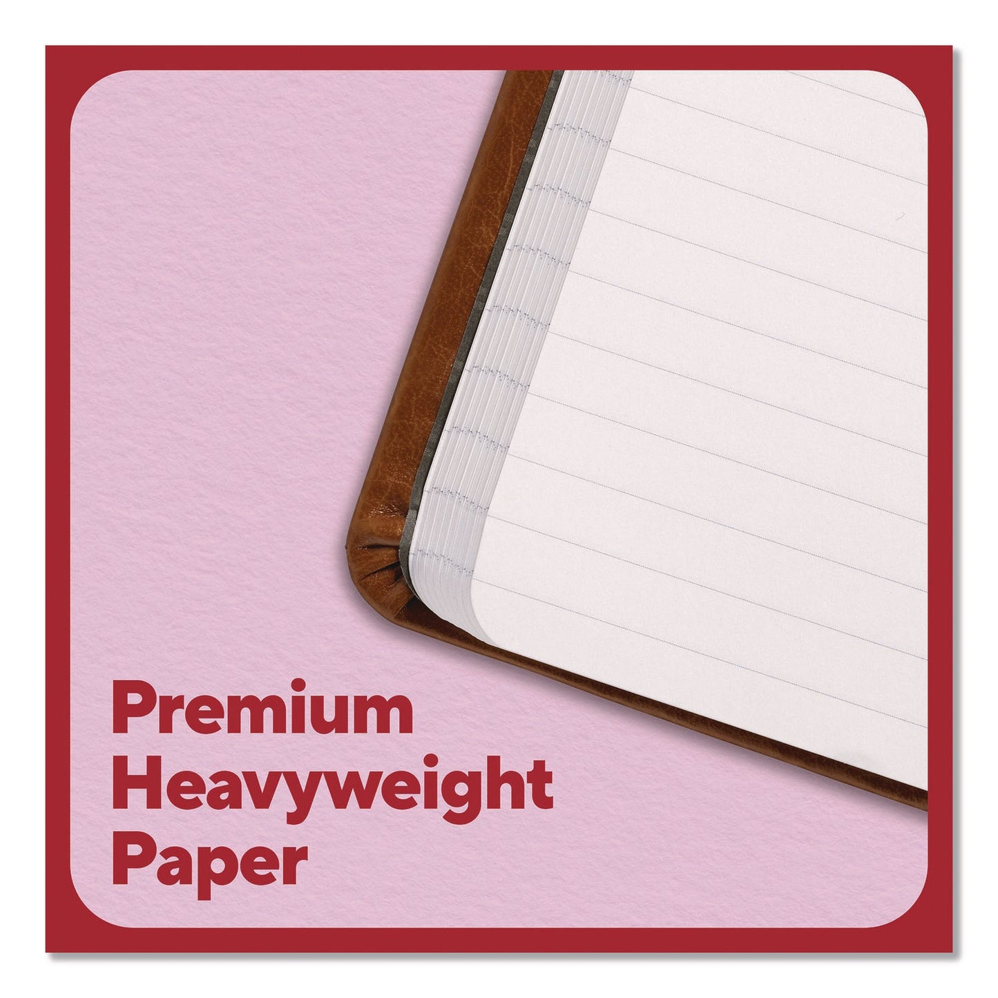 tru-red-flexible-cover-business-journal-elastic-closure-1-subject-narrow-rule-cognac-cover-128-10-x-8-sheets-tudtr61953_4