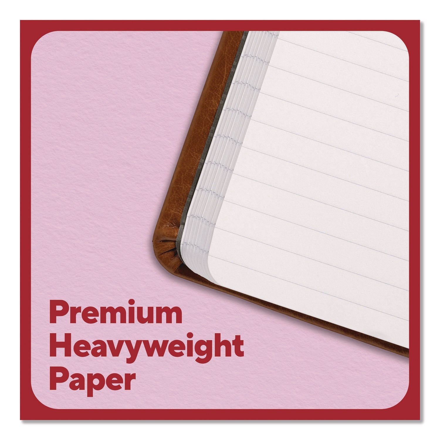 tru-red-flexible-cover-business-journal-elastic-closure-1-subject-narrow-rule-cognac-cover-128-10-x-8-sheets-tudtr61953_4